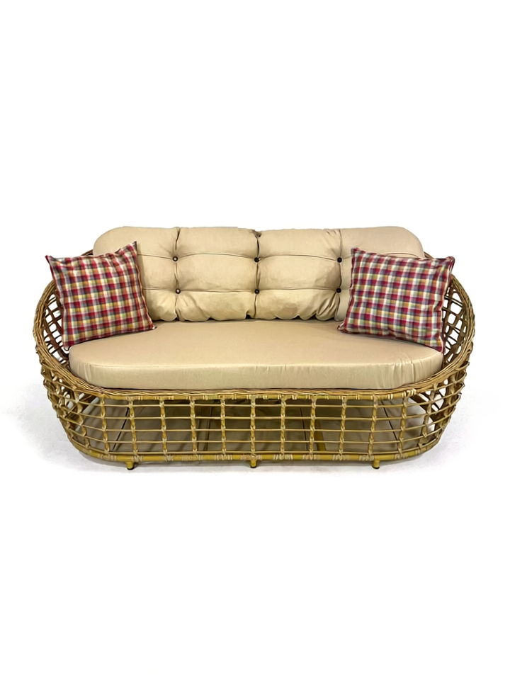 360 Derece Döner Berjerli 3+1+1+Masalı Rattan Bahçe Takımı