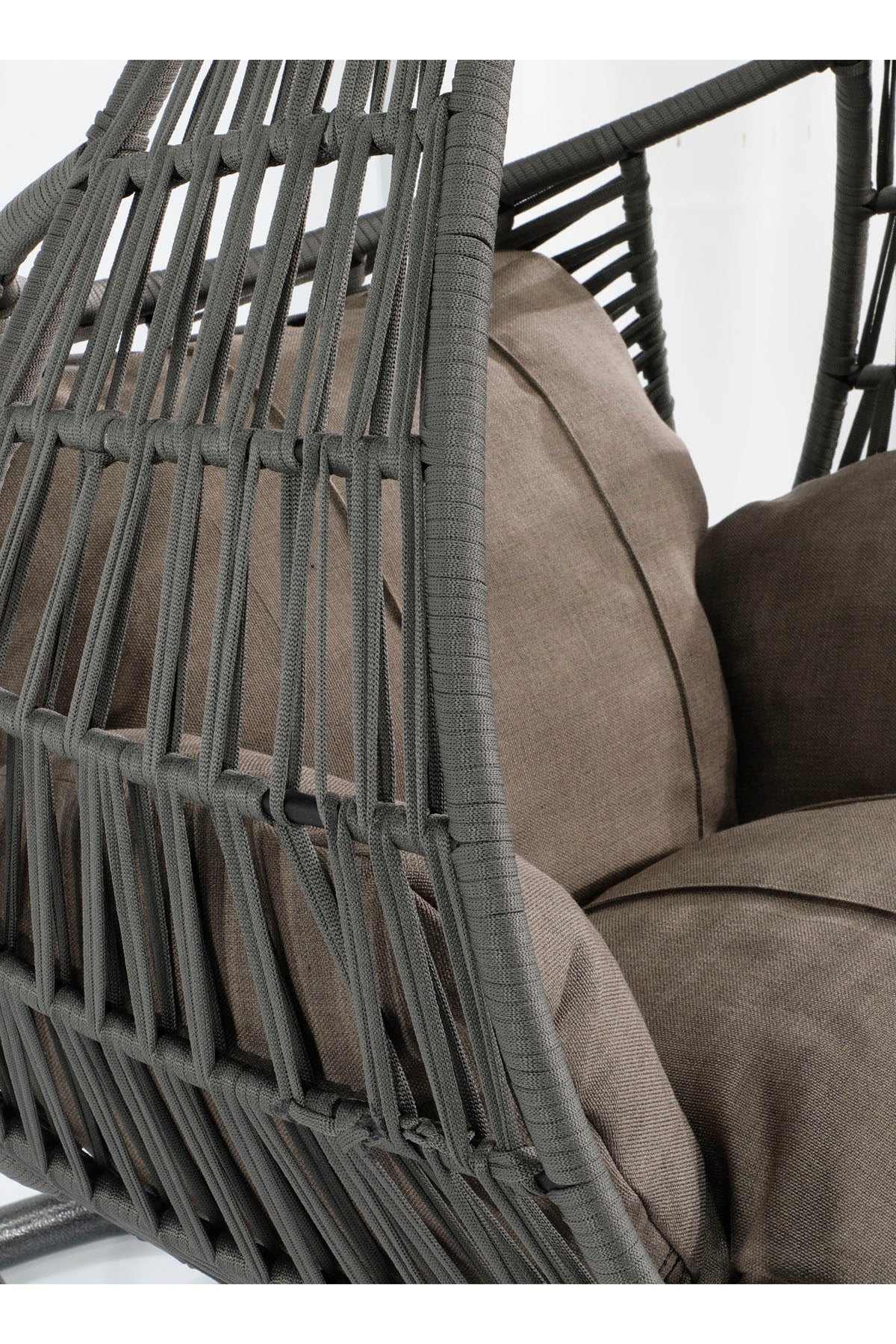 Damla Model Antrasit Hamak Bahçe Salıncağı Antrasit Minder