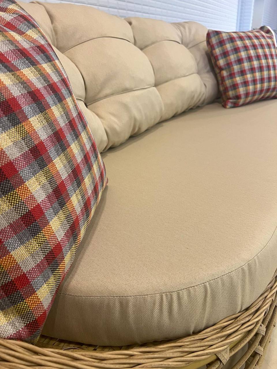 360 Derece Döner Berjerli 3+1+1+Masalı Rattan Bahçe Takımı