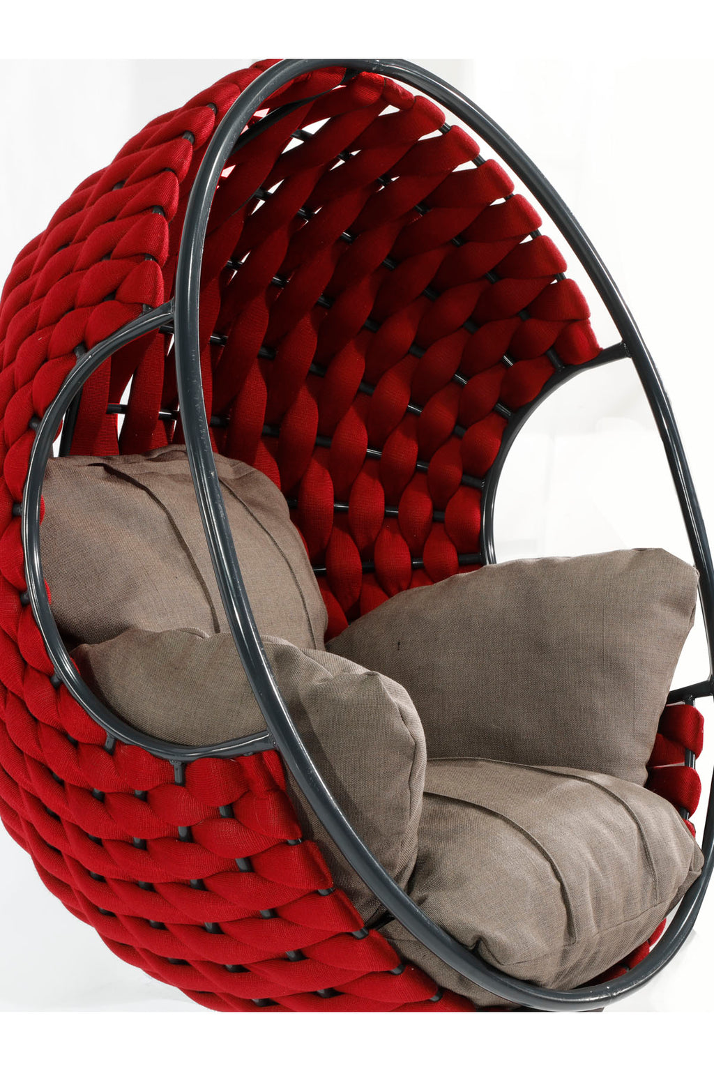 Apple Model Kırmızı Hamak Bahçe Salıncağı Antasit Minder