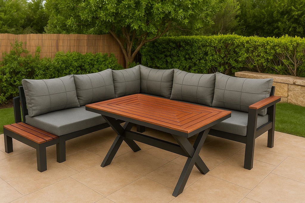 8  Kişilik Köşe Bahçe Takımı